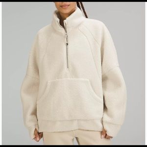 NWT Lululemon Scuba Oversized Fleece Funnel-Neck Half-Zip Long